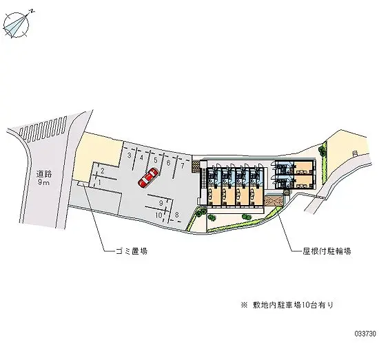 ★手数料０円★広島市東区馬木４丁目　月極駐車場（LP）